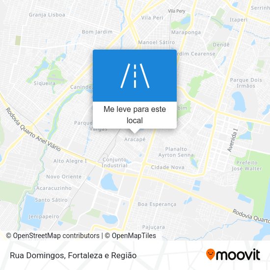 Rua Domingos mapa