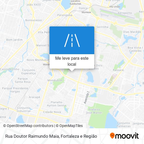 Rua Doutor Raimundo Maia mapa