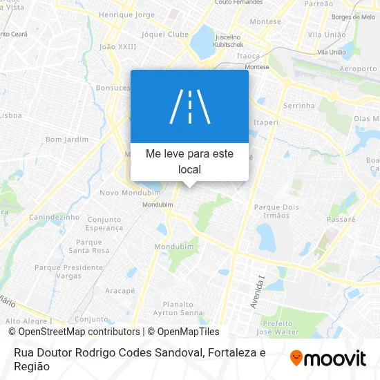 Rua Doutor Rodrigo Codes Sandoval mapa