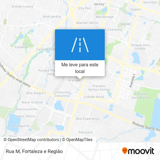 Rua M mapa