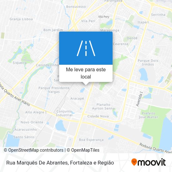 Rua Marquês De Abrantes mapa