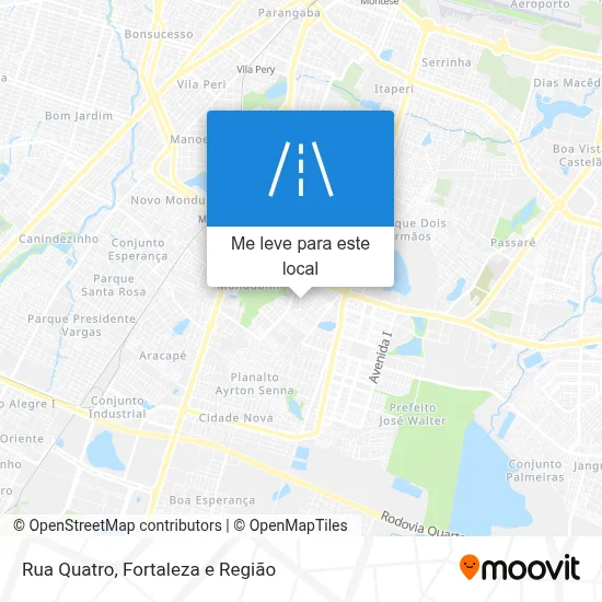 Rua Quatro mapa