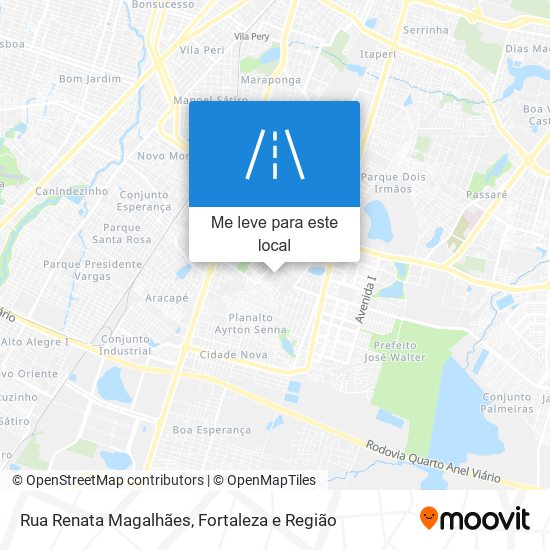 Rua Renata Magalhães mapa