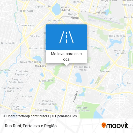 Rua Rubi mapa
