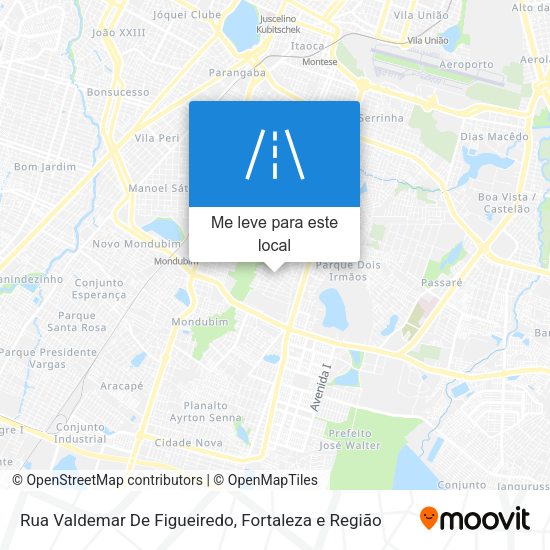 Rua Valdemar De Figueiredo mapa