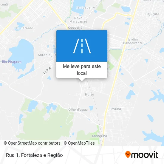 Rua 1 mapa