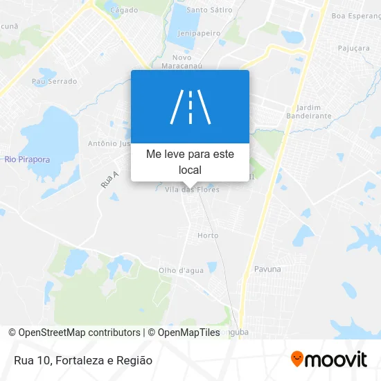 Rua 10 mapa
