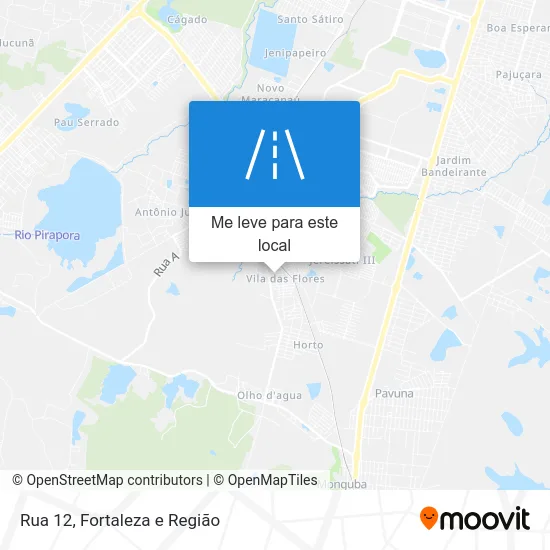 Rua 12 mapa