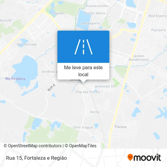 Rua 15 mapa