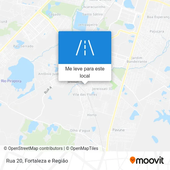 Rua 20 mapa