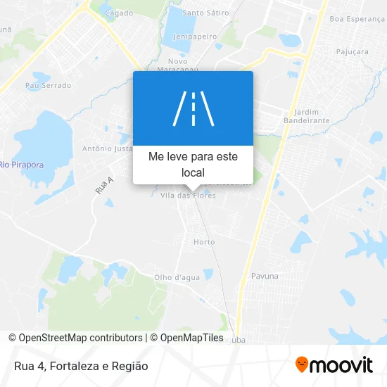 Rua 4 mapa
