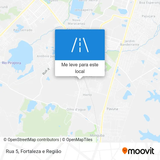 Rua 5 mapa