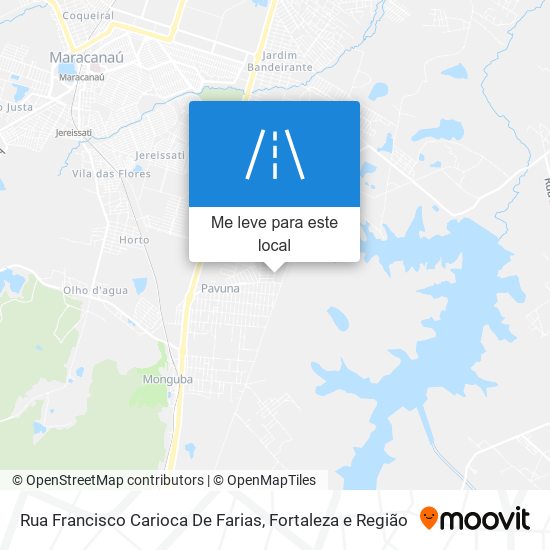 Rua Francisco Carioca De Farias mapa