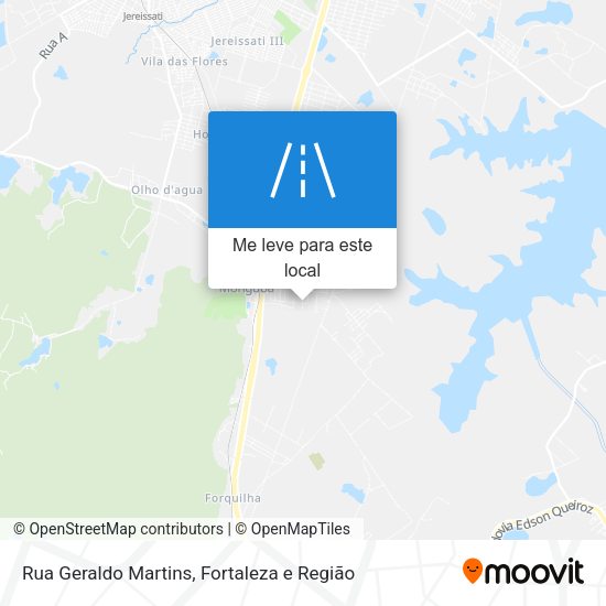 Rua Geraldo Martins mapa