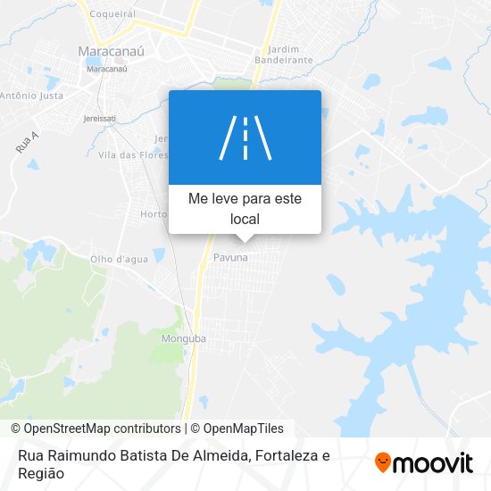 Rua Raimundo Batista De Almeida mapa