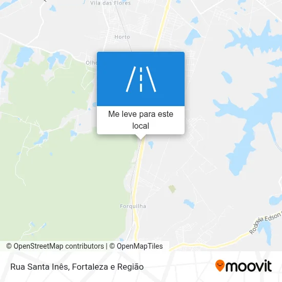 Rua Santa Inês mapa