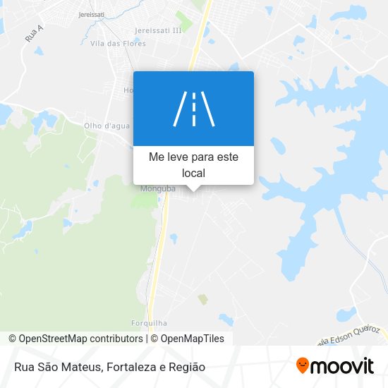 Rua São Mateus mapa