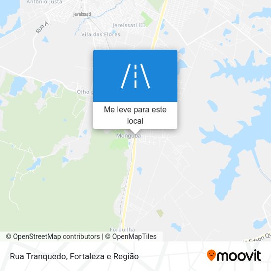 Rua Tranquedo mapa