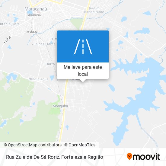 Rua Zuleide De Sá Roriz mapa