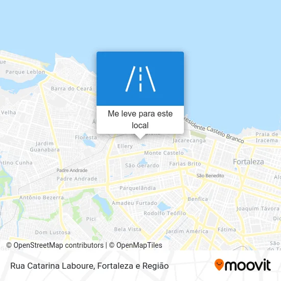 Rua Catarina Laboure mapa