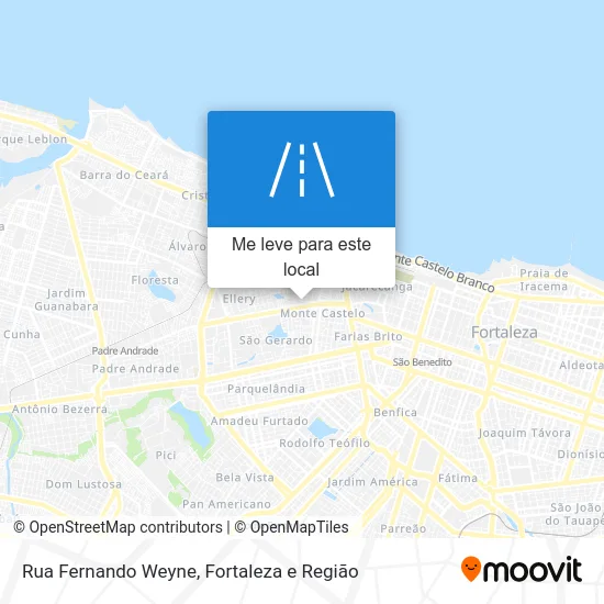 Rua Fernando Weyne mapa