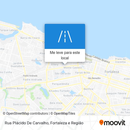 Rua Plácido De Carvalho mapa