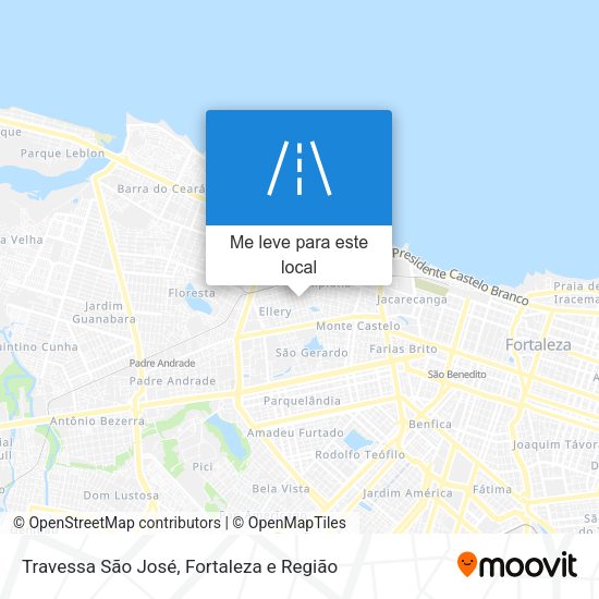 Travessa São José mapa