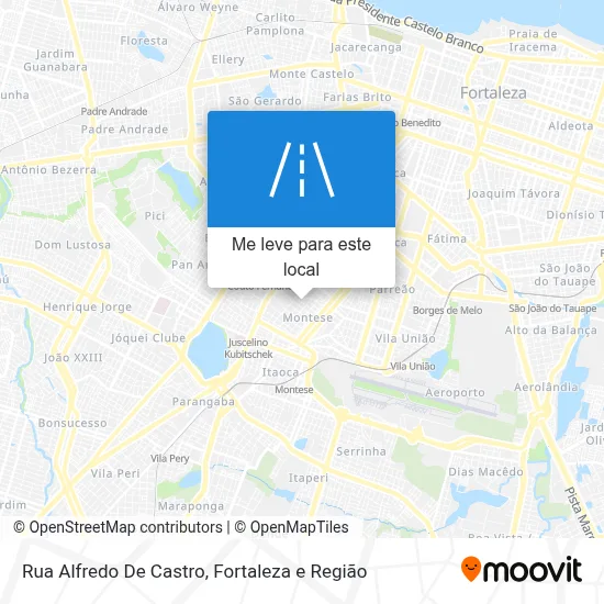 Rua Alfredo De Castro mapa