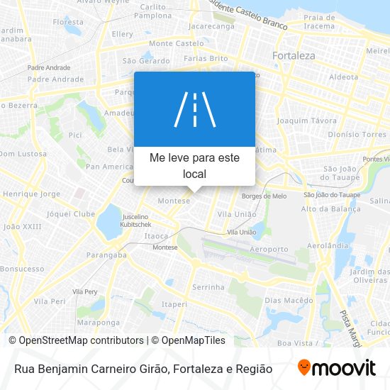 Rua Benjamin Carneiro Girão mapa