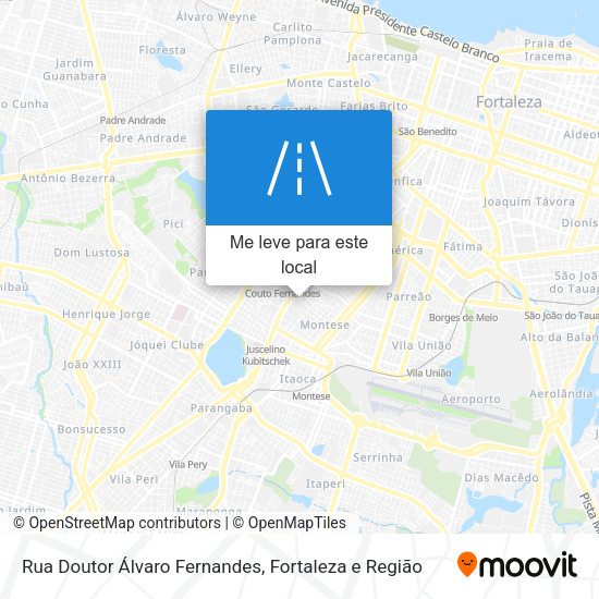 Rua Doutor Álvaro Fernandes mapa