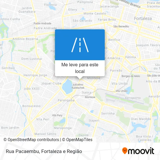 Rua Pacaembu mapa