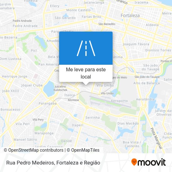 Rua Pedro Medeiros mapa