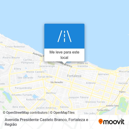 Avenida Presidente Castelo Branco mapa