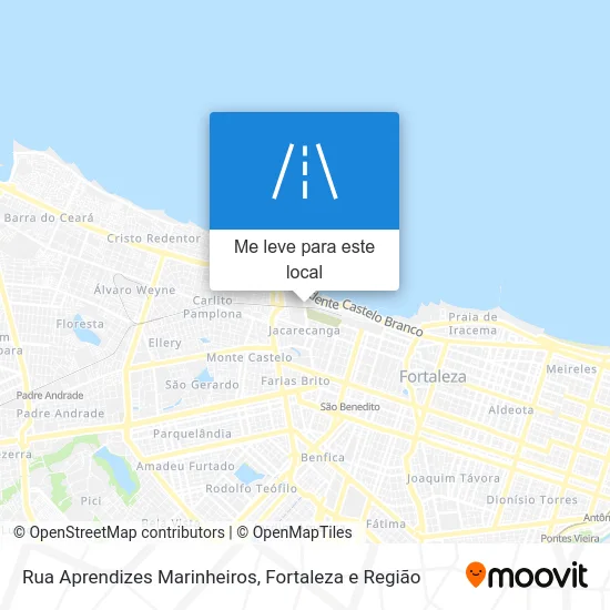 Rua Aprendizes Marinheiros mapa