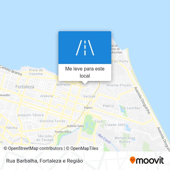 Rua Barbalha mapa