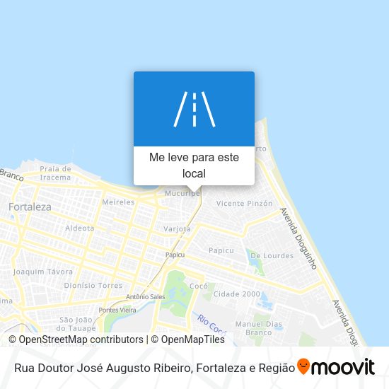 Rua Doutor José Augusto Ribeiro mapa