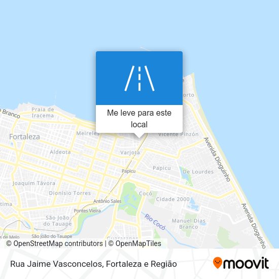 Rua Jaime Vasconcelos mapa