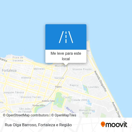 Rua Olga Barroso mapa