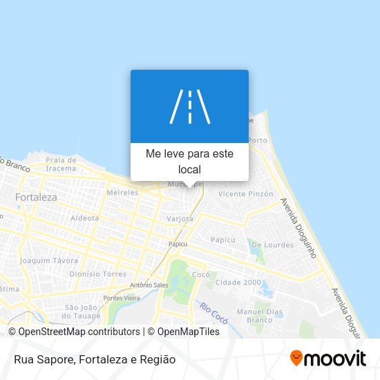 Rua Sapore mapa
