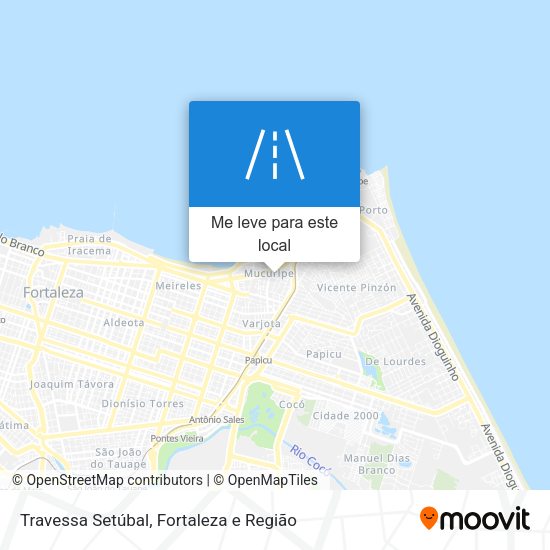 Travessa Setúbal mapa