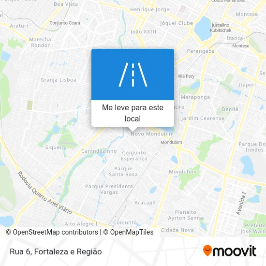 Rua 6 mapa