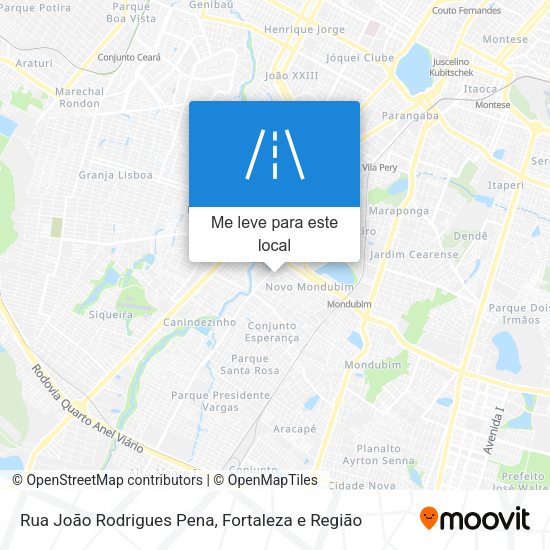 Rua João Rodrigues Pena mapa