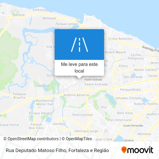 Rua Deputado Matoso Filho mapa