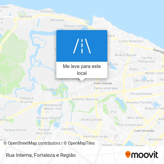 Rua Interna mapa
