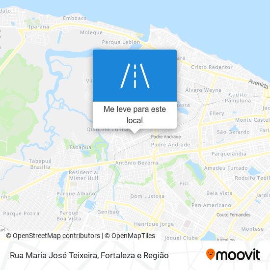 Rua Maria José Teixeira mapa