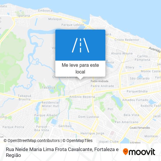 Rua Neide Maria Lima Frota Cavalcante mapa