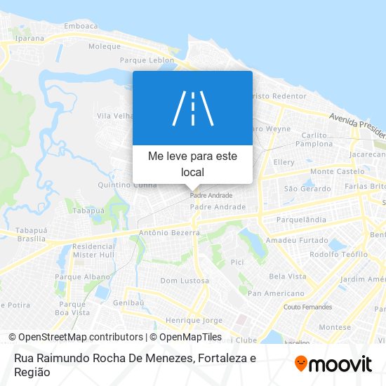 Rua Raimundo Rocha De Menezes mapa