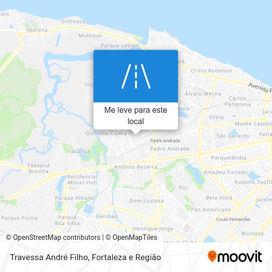 Travessa André Filho mapa