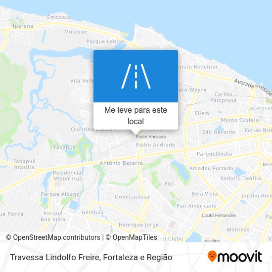 Travessa Lindolfo Freire mapa