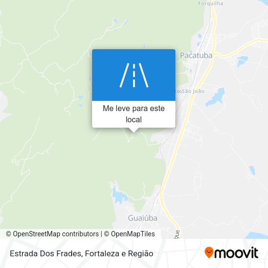 Estrada Dos Frades mapa